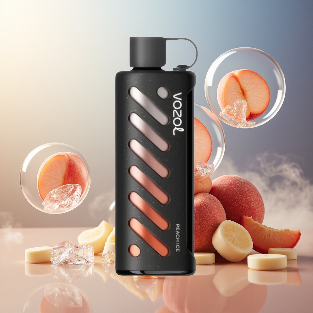 Partihandel Sverige VOZOL Gear Shisha 25000 Puffar Dual Mesh Persika Is