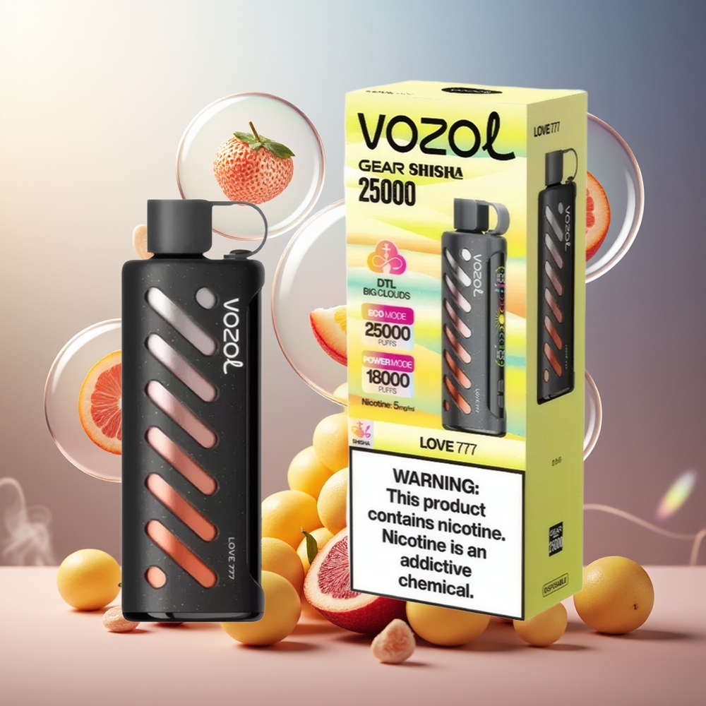 Partihandel Sverige VOZOL Gear Shisha 25000 Puffs Dual Mesh 30 Smaker Love 777
