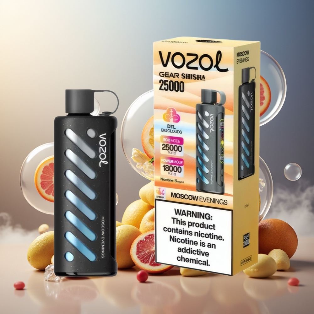 Partihandel Sverige VOZOL Gear Shisha 25000 Puffs Dual Mesh Dual Modes Moscow Evenings