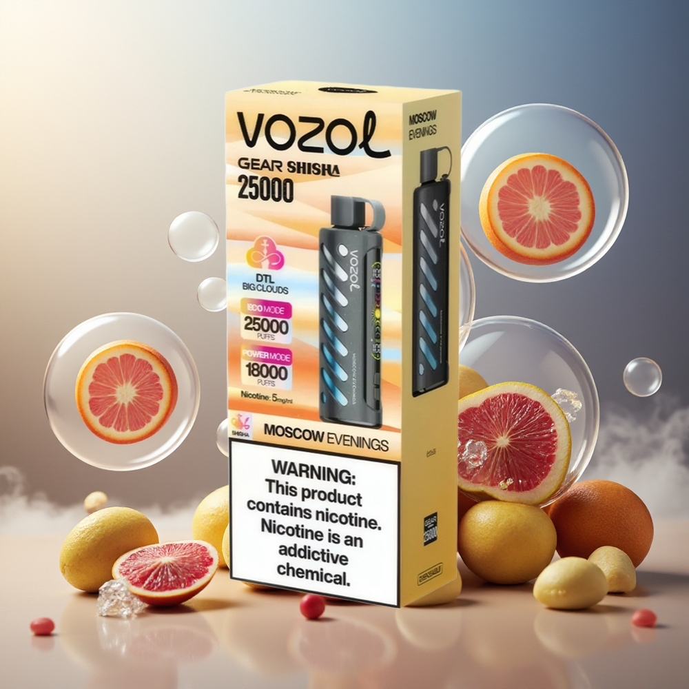 Partihandel Sverige VOZOL Gear Shisha 25000 Puffs Dual Mesh Dual Modes Moscow Evenings