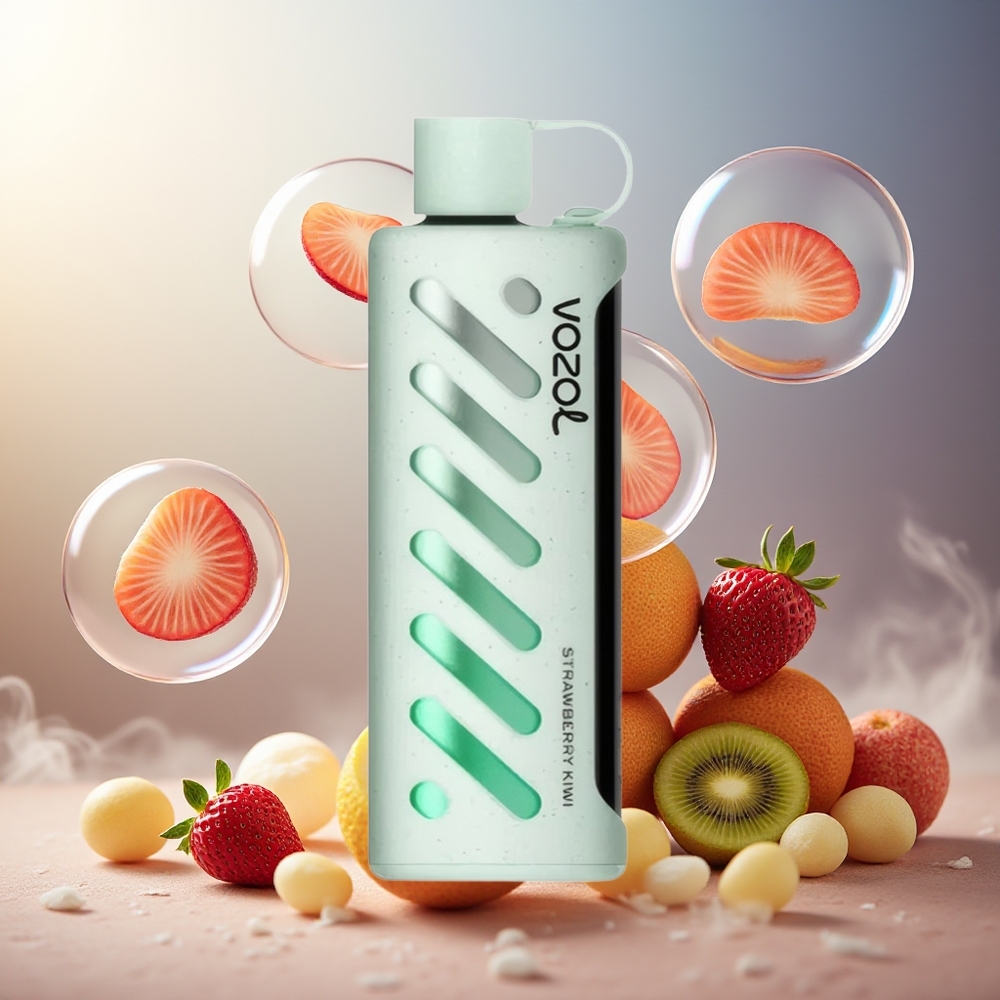 Partihandel Sverige VOZOL Gear Shisha 25000 Puffs Dual Mesh Jordgubb Kiwi