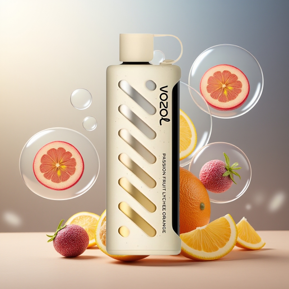 Partihandel Sverige VOZOL Gear Shisha 25000 Puffs Dual Mesh Passionfrukt Lychee Apelsin