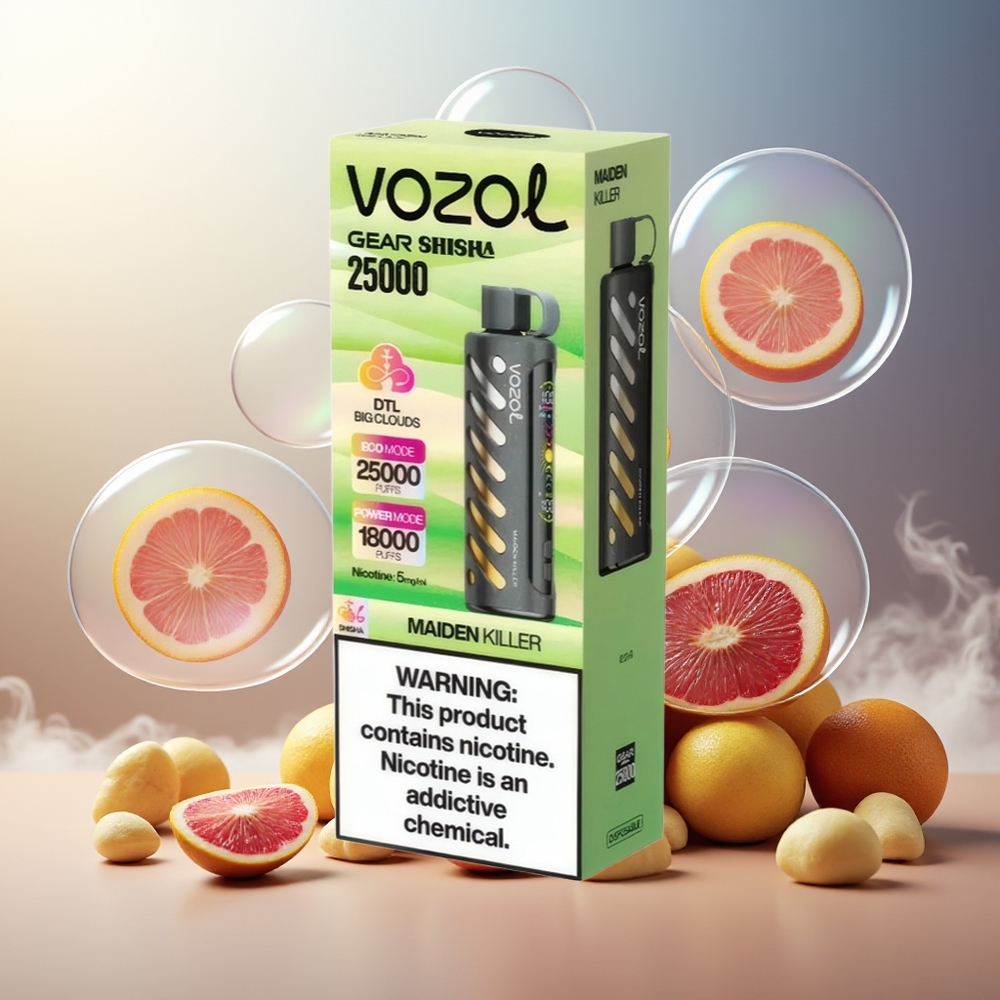 Partihandel Sverige VOZOL Gear Shisha 25000 Puffs Dual Modes Maiden Killer
