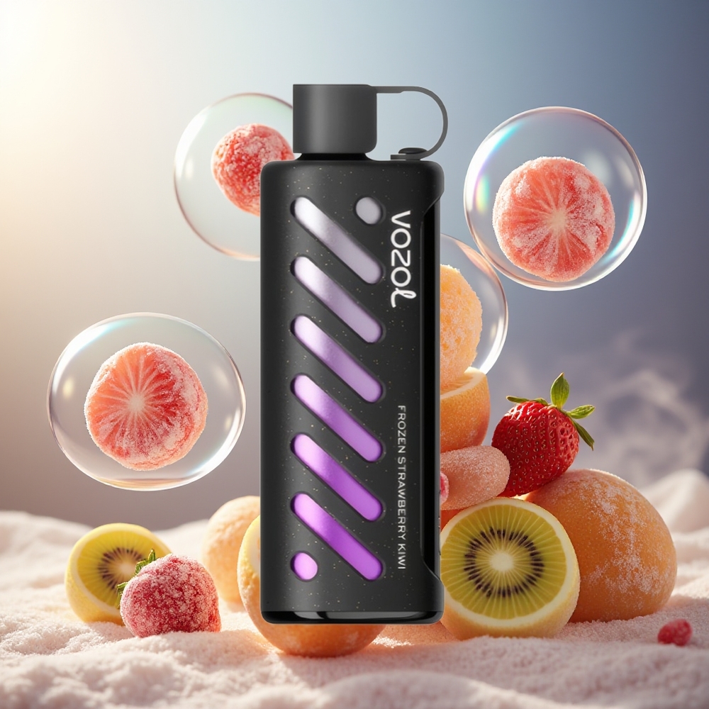 Partihandel Sverige VOZOL Gear Shisha 25000 Puffs Frysta Jordgubbar Kiwi S.i.L.C Tech Dual Mesh