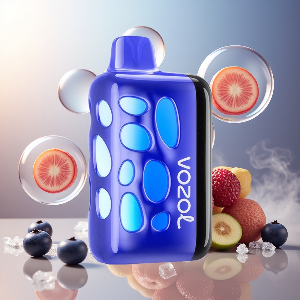 Partihandel Sverige VOZOL RAVE 40000 Glödande Blåbär Is 270° Beat-Synced 1000mAh
