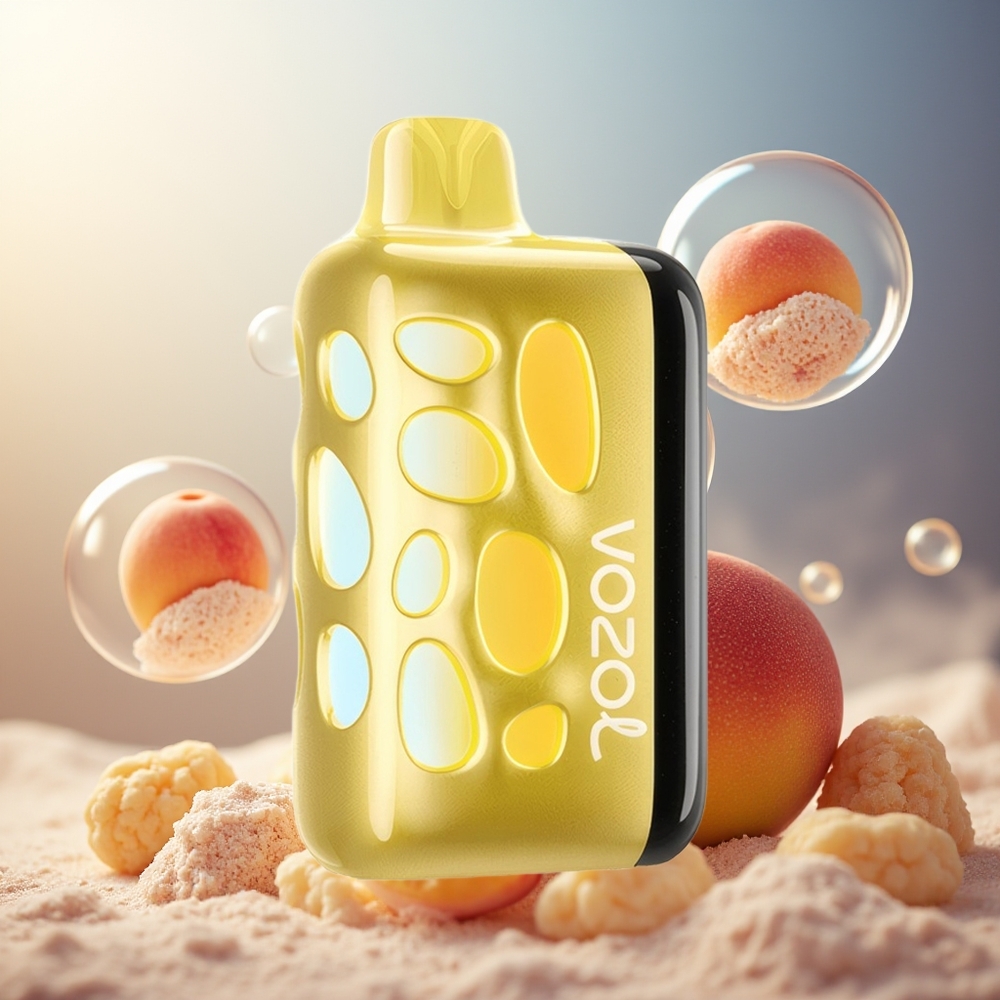 Partihandel Sverige VOZOL RAVE 40000 Glödande Disposable Mango Persika Eclipse 20/50mg/ml 1000mAh