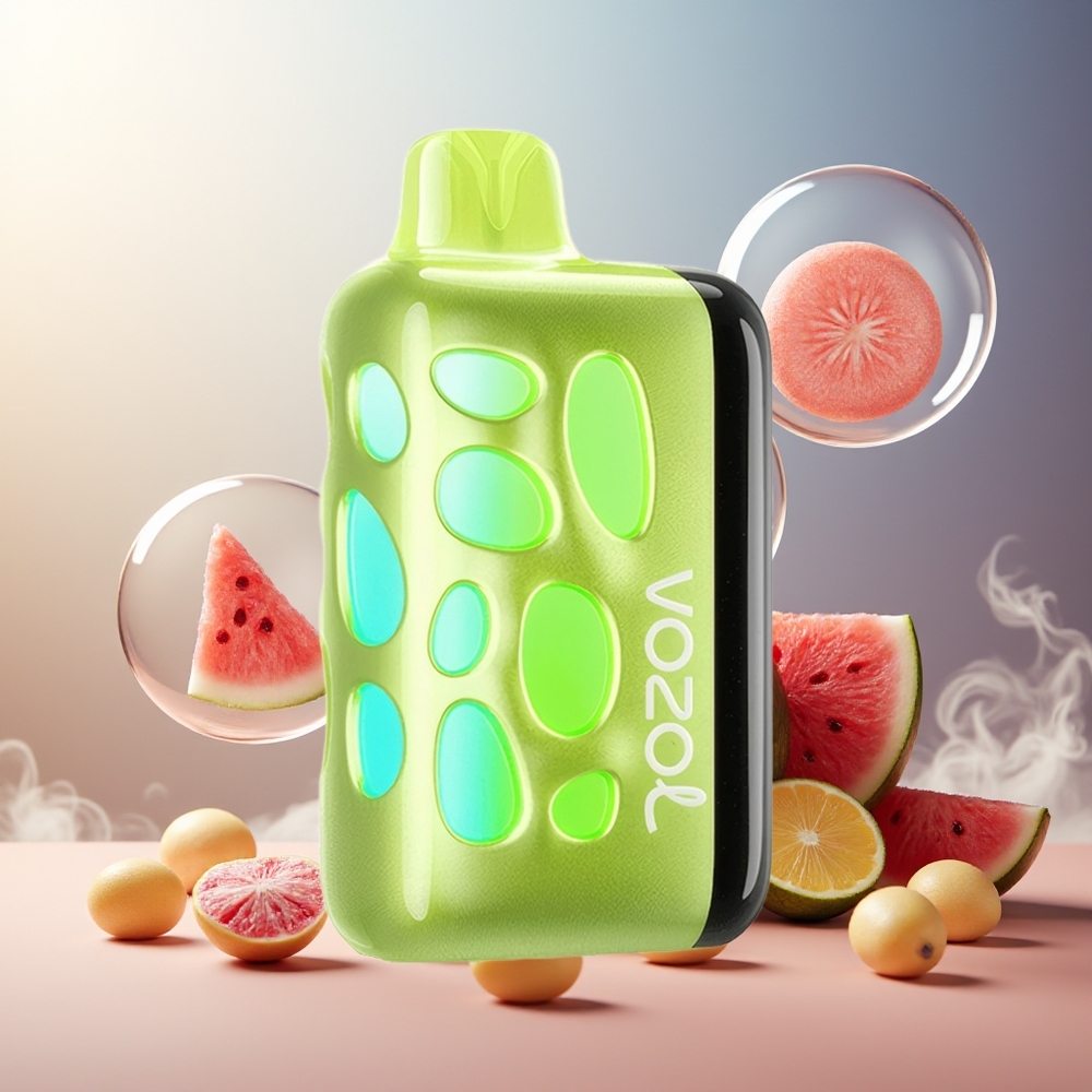 Partihandel Sverige VOZOL RAVE 40000 Party Glow 20/50mg Vattenmelon Tuggummi Disposable