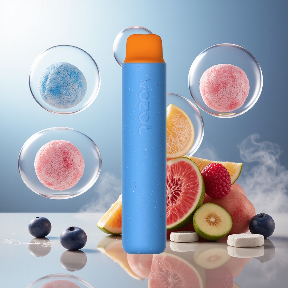 Partihandel Sverige VOZOL STAR 2000 Engångs Vape Blå Hallon Is 2000 puffar 800mAh