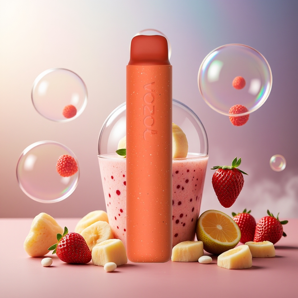 Partihandel Sverige VOZOL STAR 2000 Engångs Vape Jordgubb Smoothie 800mAh 2000 Puffar