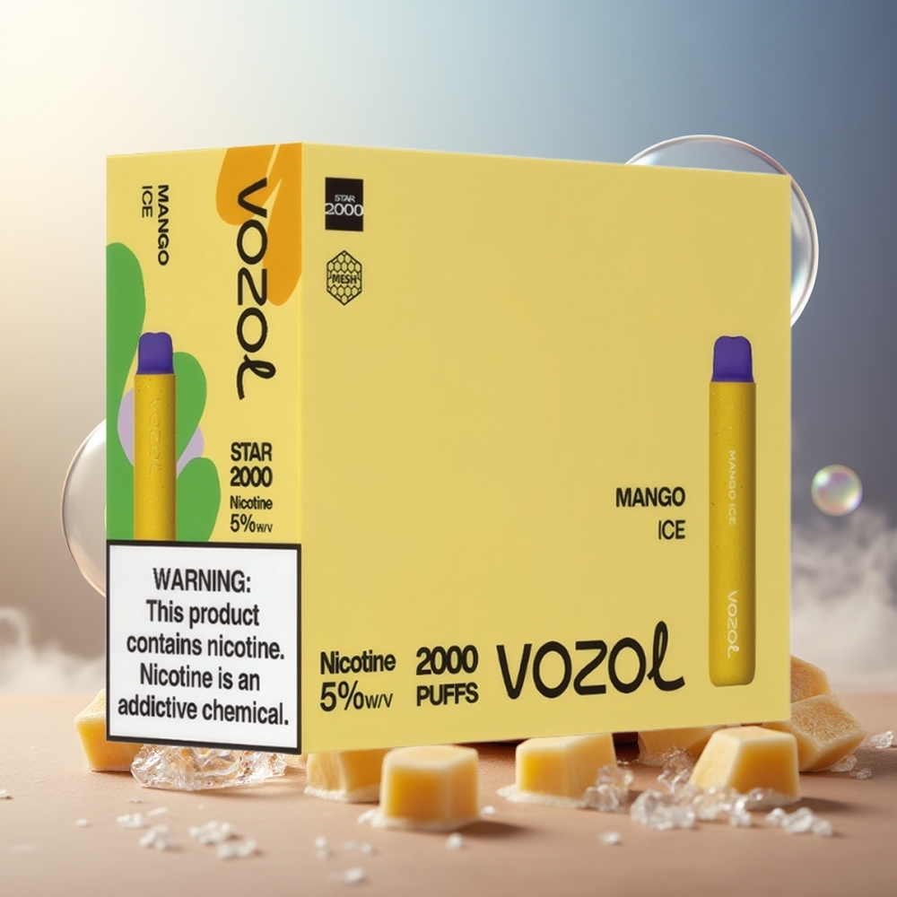 Partihandel Sverige VOZOL STAR 2000 Mango Is PCR Mesh Mjuk Munstycke 800mAh