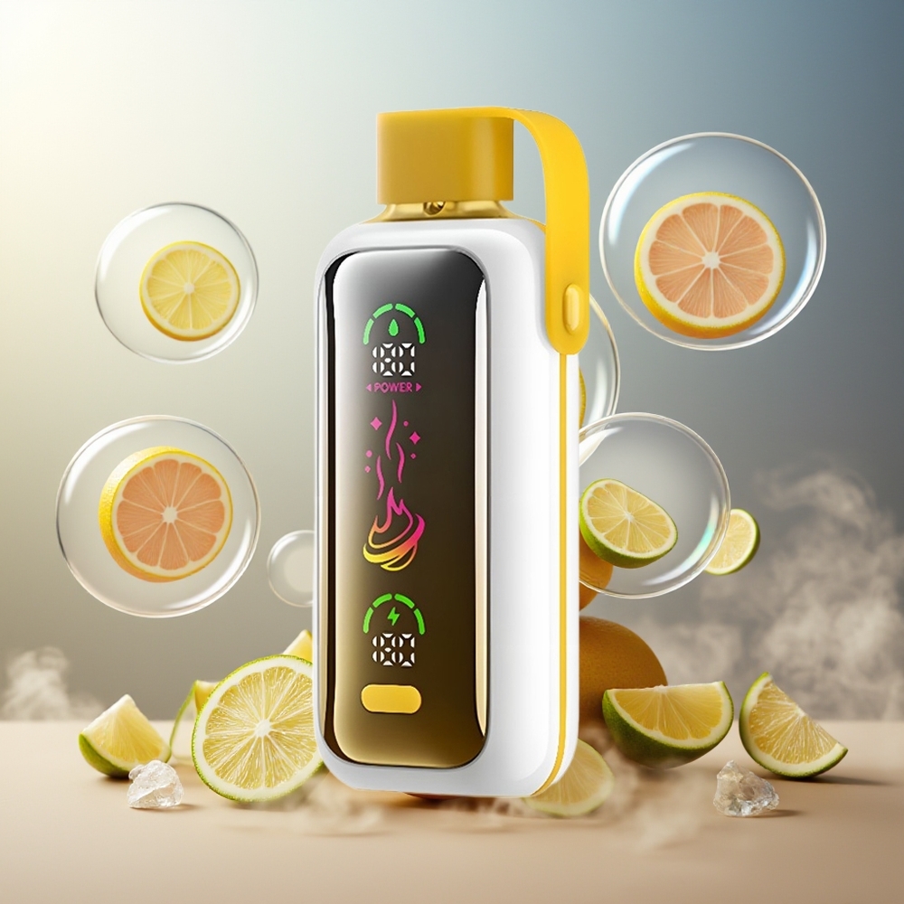 Partihandel Sverige VOZOL Star 20000 Puffs Engångs Vape Citron Lime 2.2" HD Skärm Dual Mesh 650mAh
