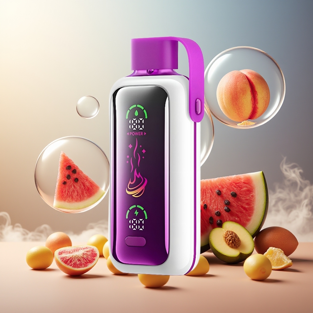 Partihandel Sverige VOZOL Star 20000 Puffs HD Spegel Skärm Dubbel Mesh Persika Mango Vattenmelon