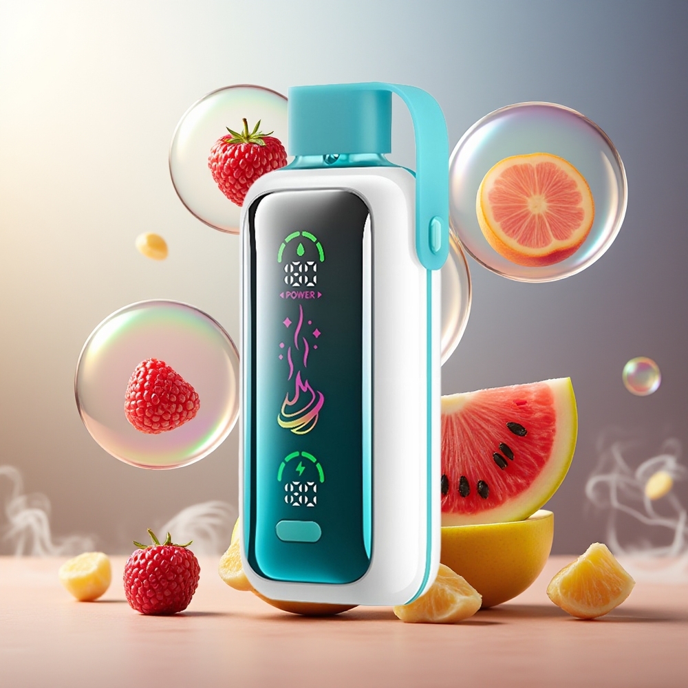 Partihandel Sverige VOZOL Star 20000 Puffs HD-skärm Dubbelmesh Hallon Äpple Vattenmelon Ananas
