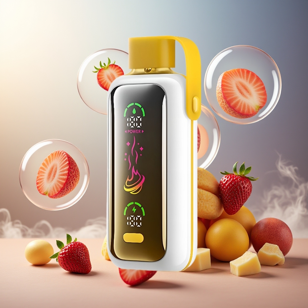 Partihandel Sverige VOZOL Star 20000 Puffs Jordgubb Mango 650mAh Dual Mesh