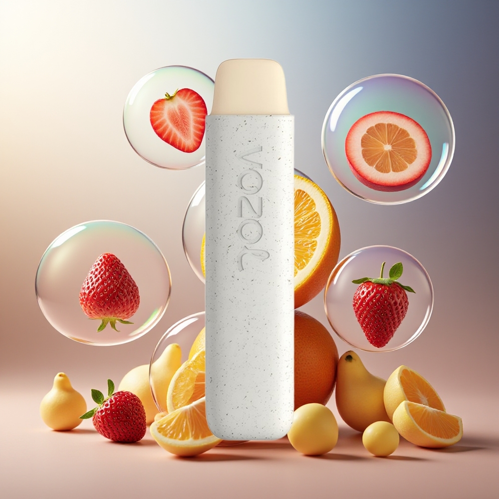 Partihandel Sverige VOZOL STAR 550 Engångs Ecig Jordgubb Apelsin Passionfrukt 2ML 450mAh 550 Puffar