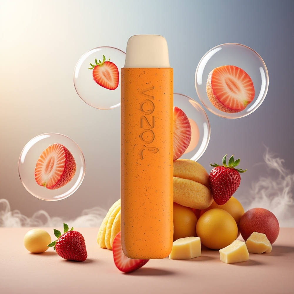 Partihandel Sverige VOZOL STAR 550 Engångs Vape Jordgubb Mango 2ML 550 Puffar