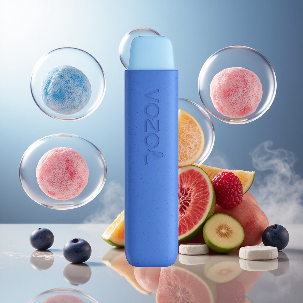 Partihandel Sverige VOZOL STAR 550 Nedbrytbar Blå Hallon Is 2ML 450mAh 20mg