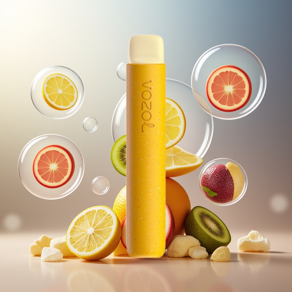 Partihandel Sverige VOZOL STAR 600 Citron Kiwi Passionsfrukt 600 puffar 2ML 20mg/ml