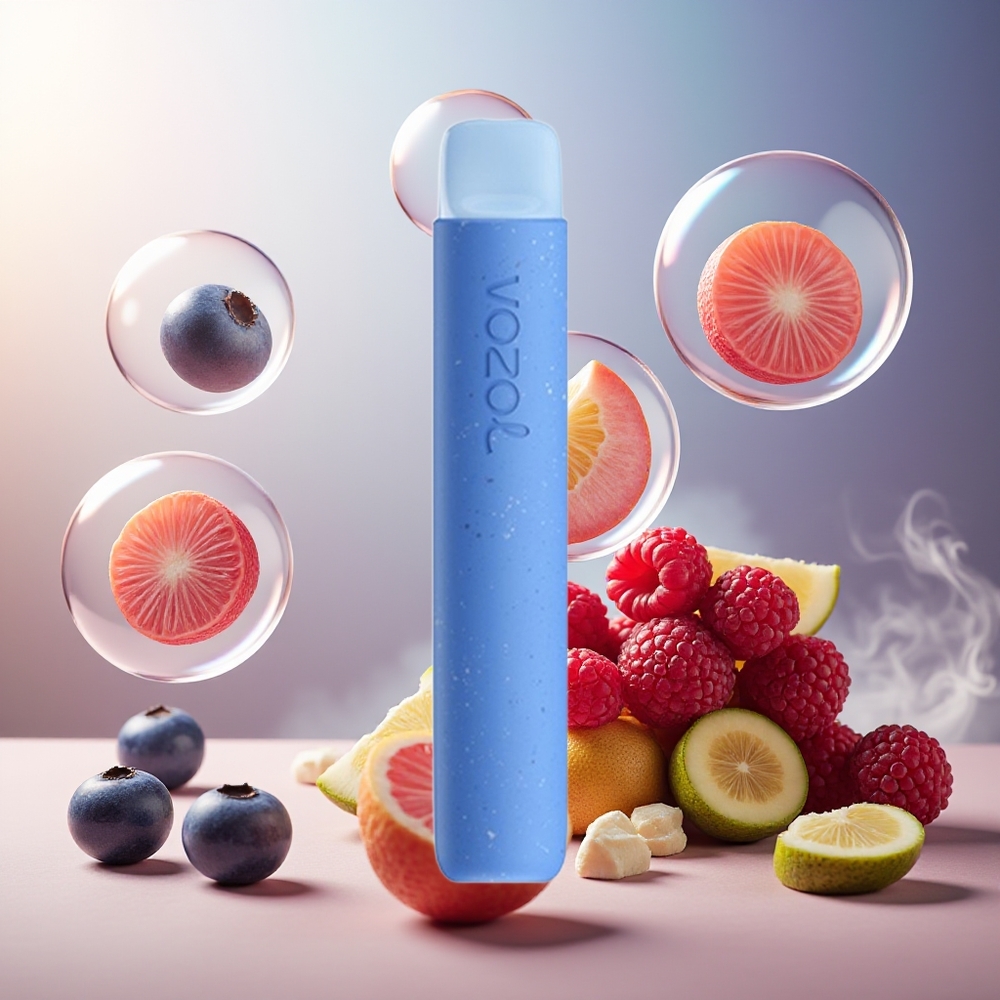 Partihandel Sverige VOZOL STAR 600 Disposable Blåbär Sur Hallon 2ML Mesh 600 Puffs