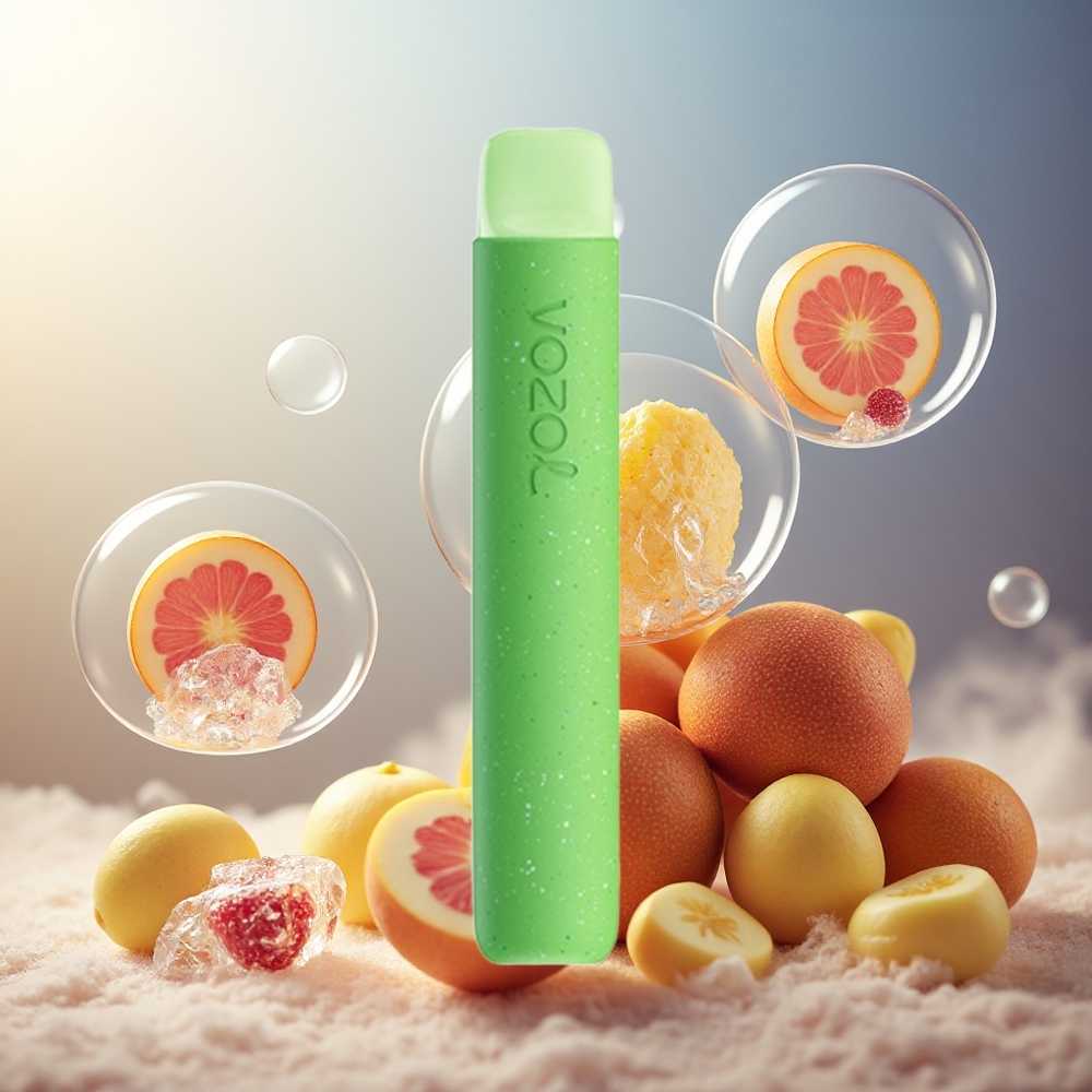 Partihandel Sverige VOZOL STAR 600 Engångs Vape Sur Äpple Is 2ML 600 Puffar