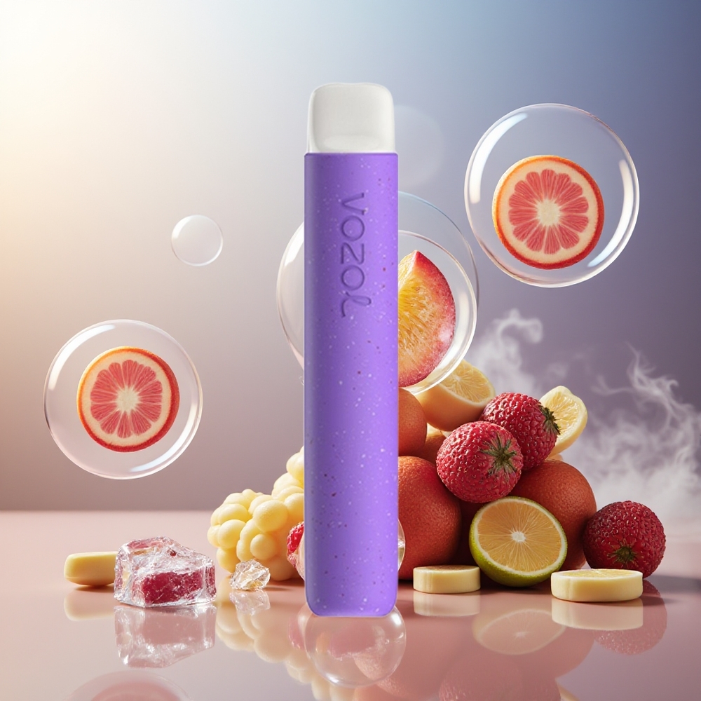 Partihandel Sverige VOZOL STAR 600 Engångs Vape Vindruvais 2ML 500mAh 600 puffar