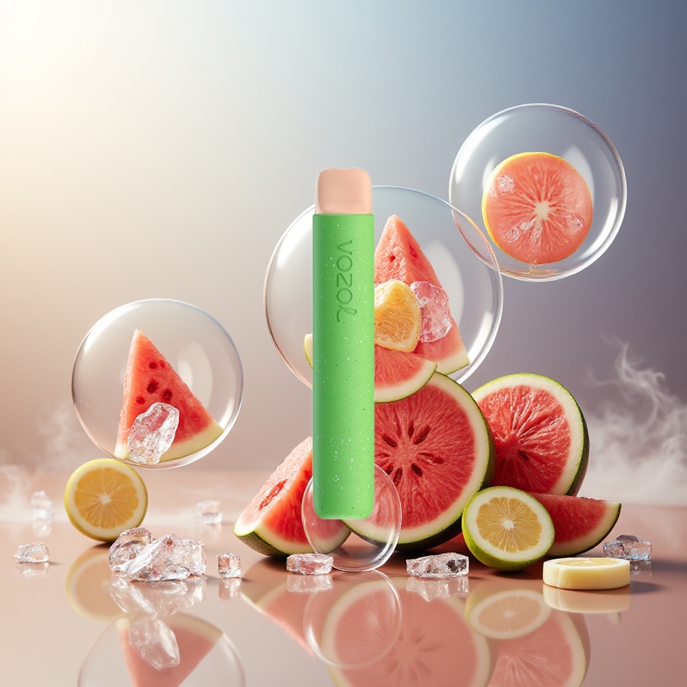 Partihandel Sverige VOZOL STAR 600 Engångsvape Vattenmelon Is 2ML Mesh 500mAh 600 Puffar