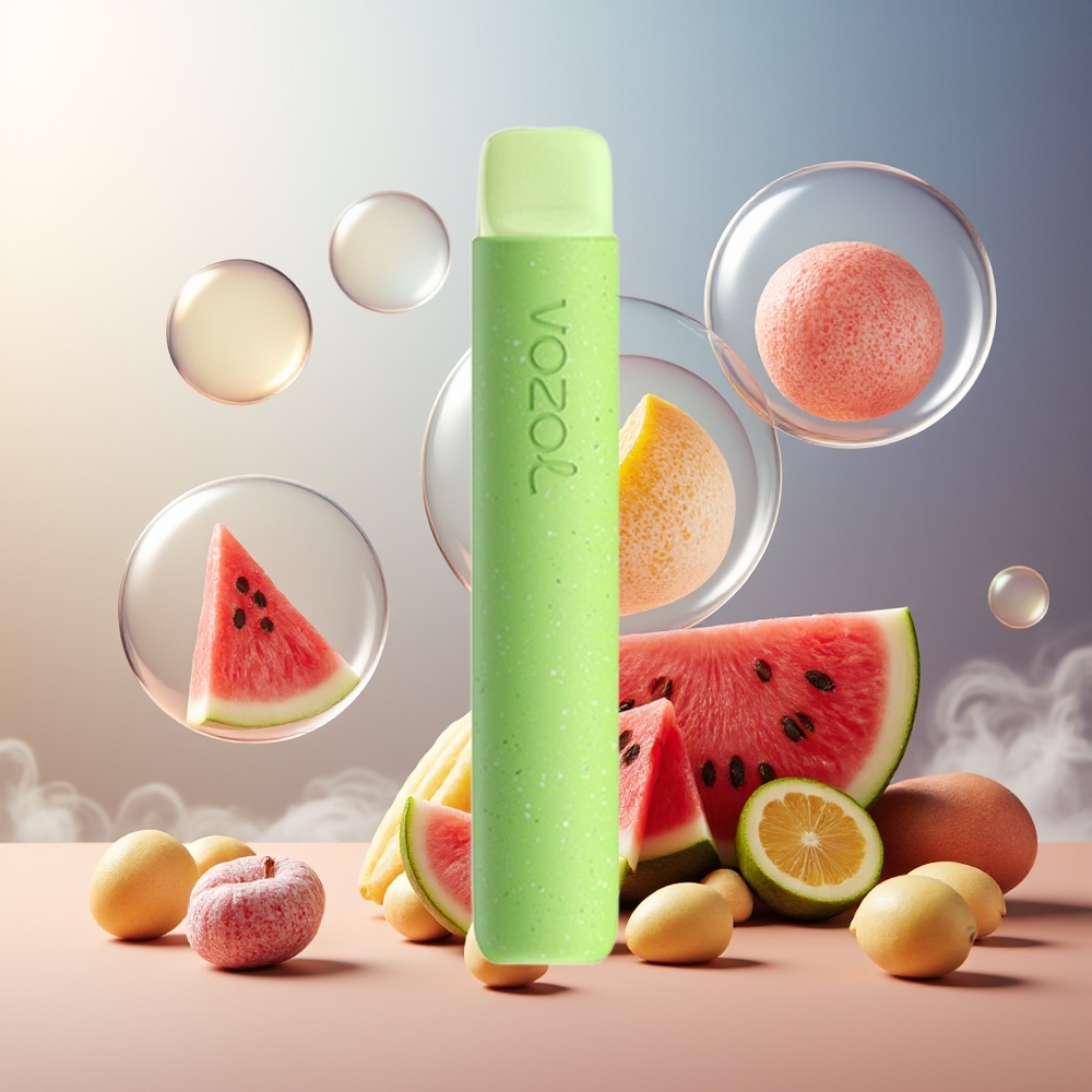 Partihandel Sverige VOZOL STAR 600 Förbrukningsbar Vape Vattenmelon Tuggummi Mesh Coil 2ML 600 Puffar
