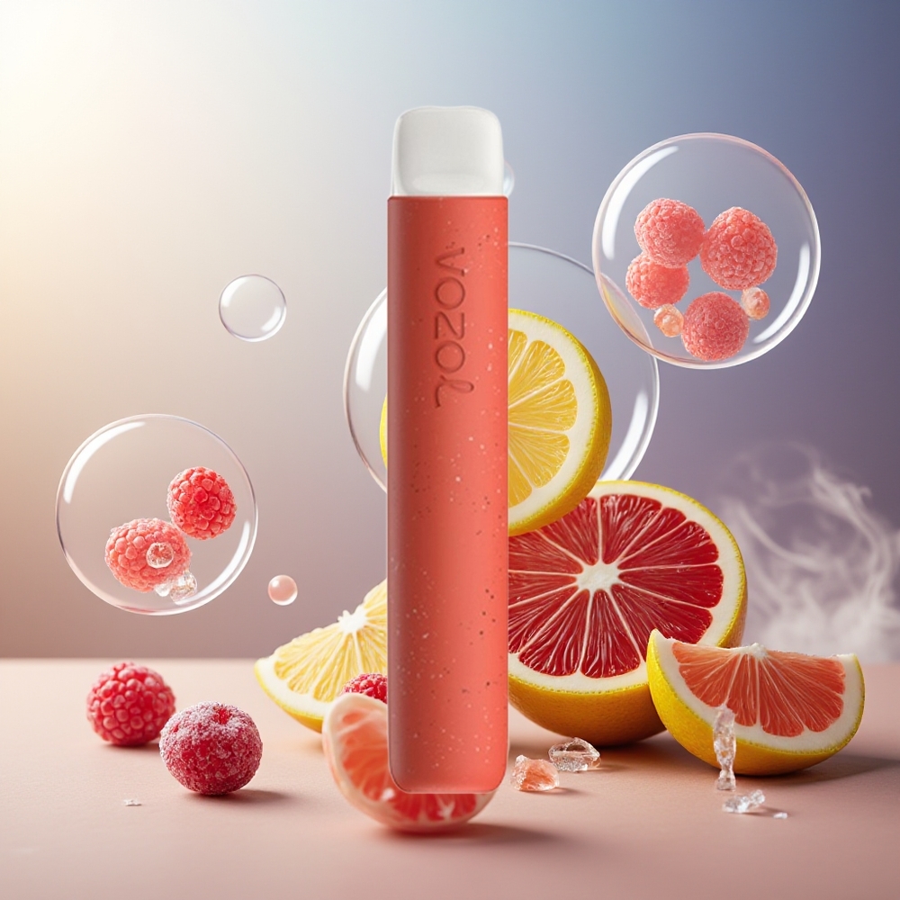 Partihandel Sverige VOZOL STAR 600 Tranbär Citron Is 2ML 600 puffar