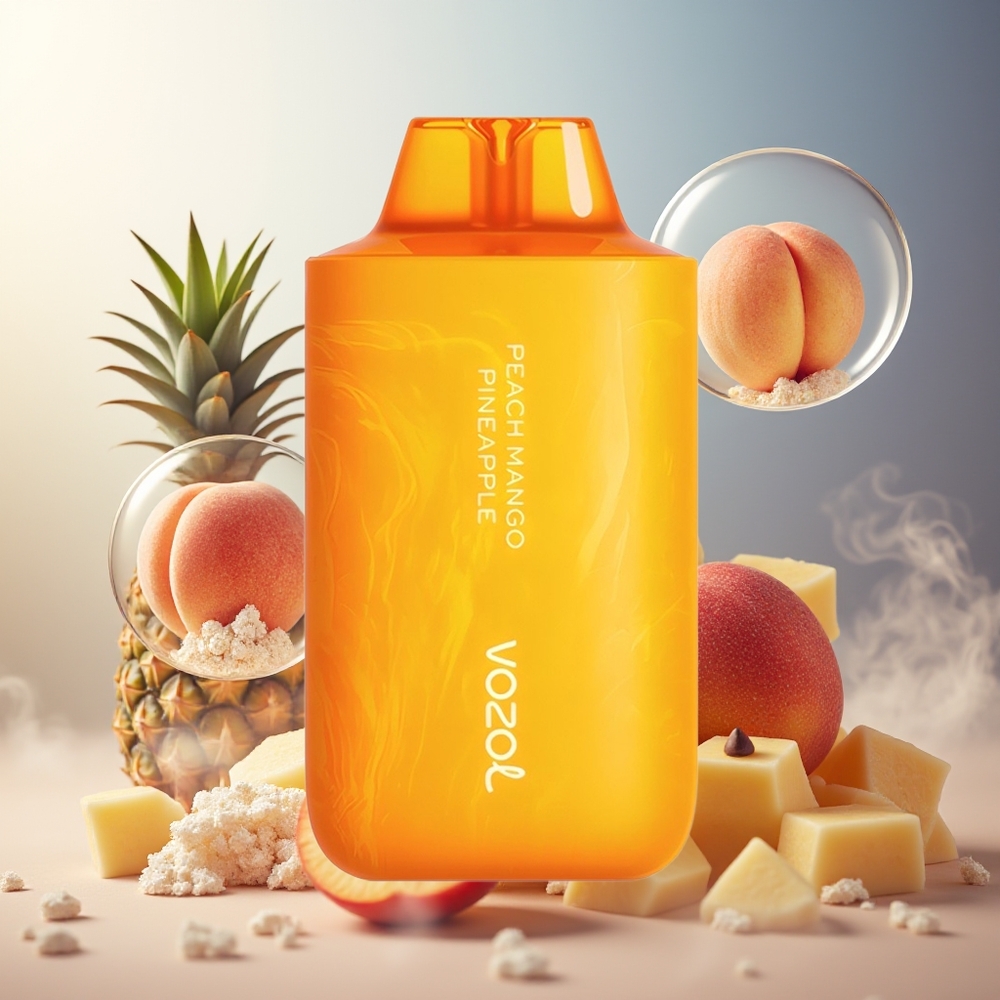 Partihandel Sverige VOZOL STAR 6000/8000 V2 Engångs Vape Persika Mango Ananas 14/16ML 500mAh 65% PCR