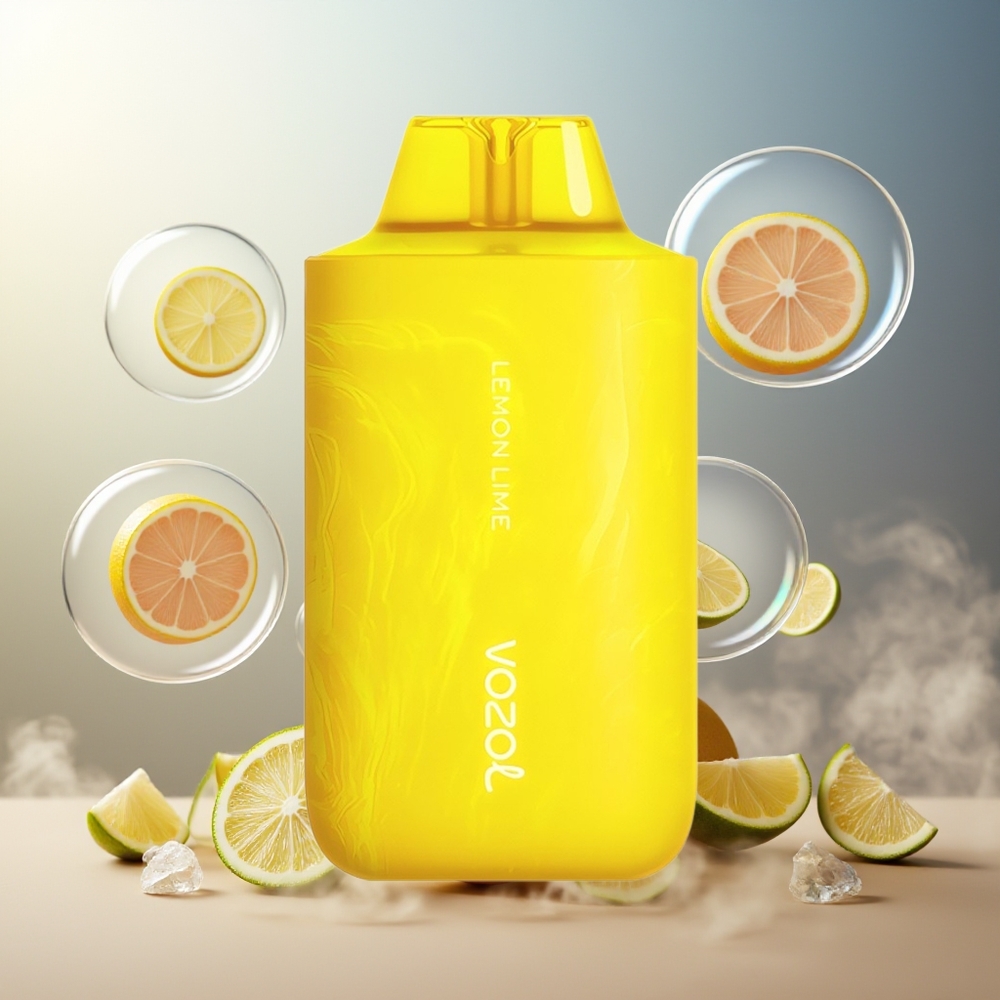 Partihandel Sverige VOZOL STAR 6000/8000 V2 Engångsvape Citron Lime 14/16ML 500mAh 0/20/50mg/ml 65% PCR