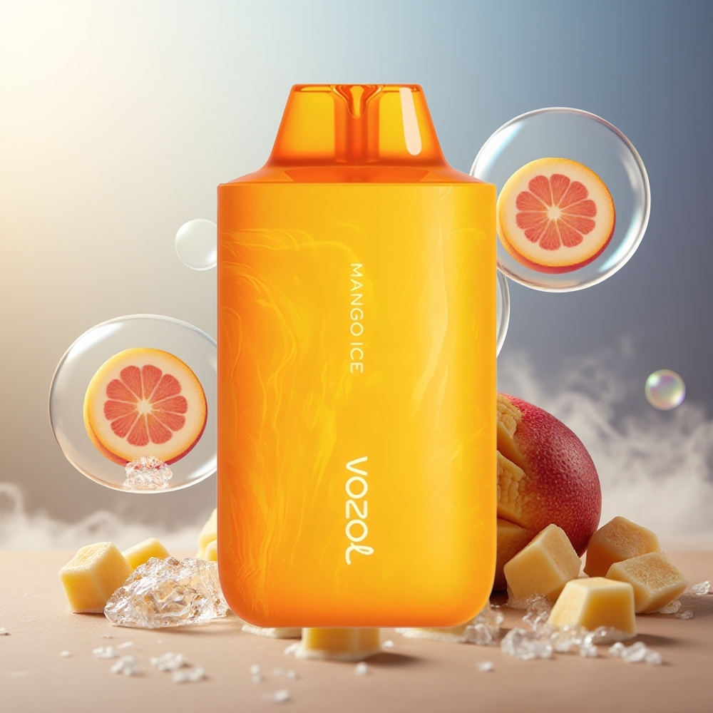 Partihandel Sverige VOZOL STAR 6000/8000 V2 Engångsvape Mango Is 14/16ML 500mAh 65% PCR