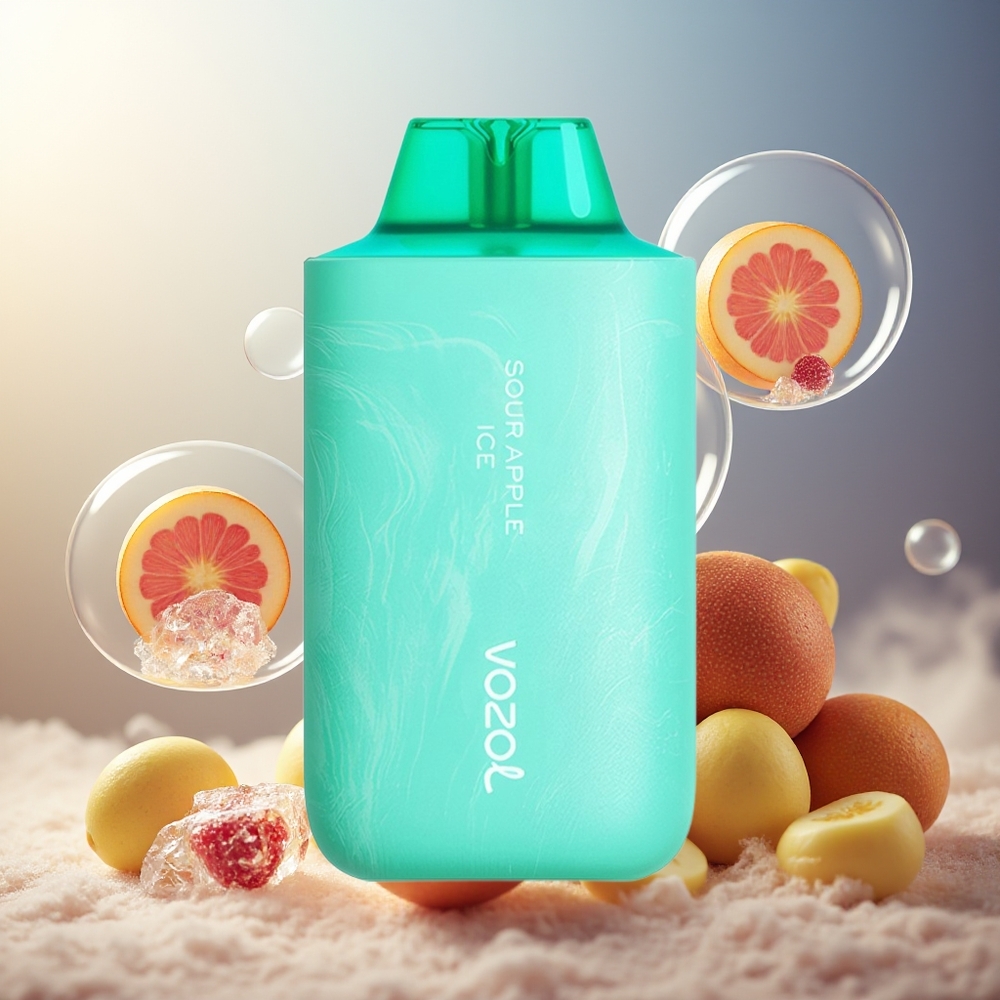 Partihandel Sverige VOZOL STAR 6000/8000 V2 Engångsvape Sur Äpple Is 14/16ML 500mAh 65% PCR