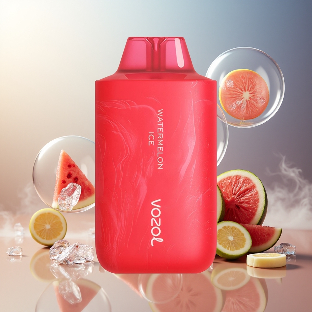 Partihandel Sverige VOZOL STAR 6000/8000 V2 Vattenmelon Is Engångs Vape 14/16ML 500mAh 0/20/50mg/ml