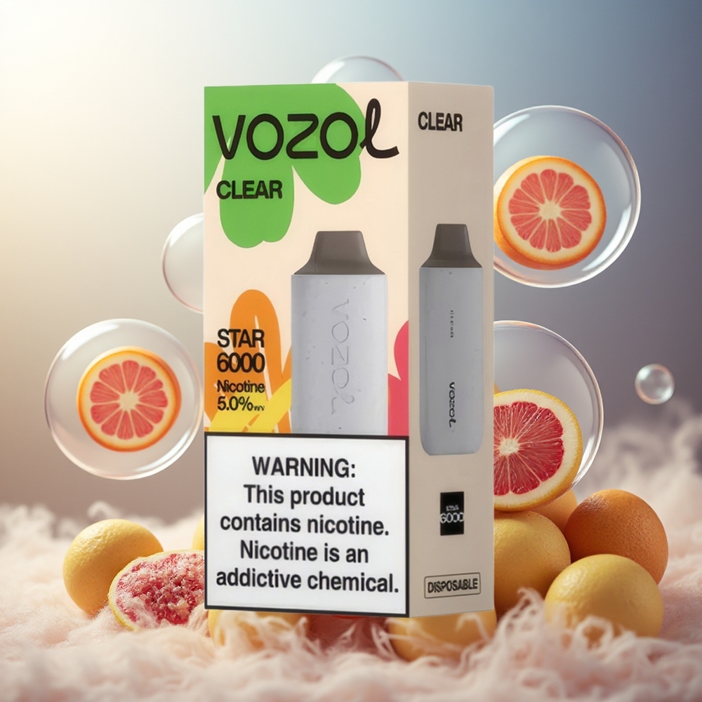 Partihandel Sverige VOZOL STAR 6000 Disposable 14ML Typ-C 50mg Klar