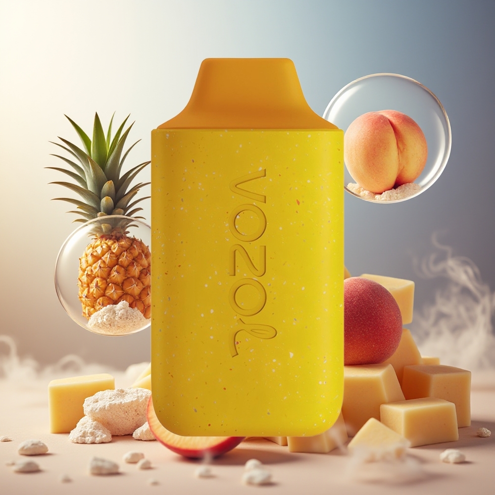Partihandel Sverige VOZOL STAR 6000 Engångs Ecigg Mango Persika Ananas 14ML 6000 Puffar