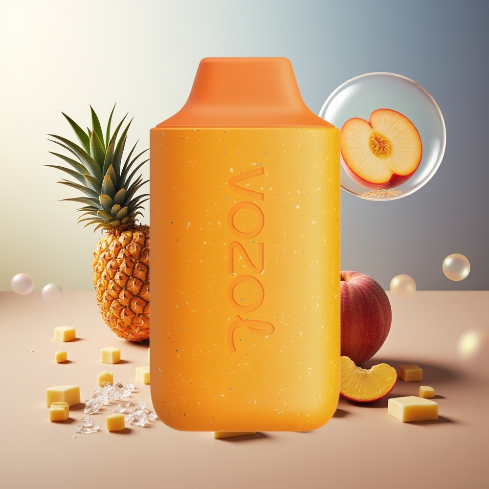 Partihandel Sverige VOZOL STAR 6000 Engångs Vape Ananas Apelsinpersika 14ML 6000 Puffar