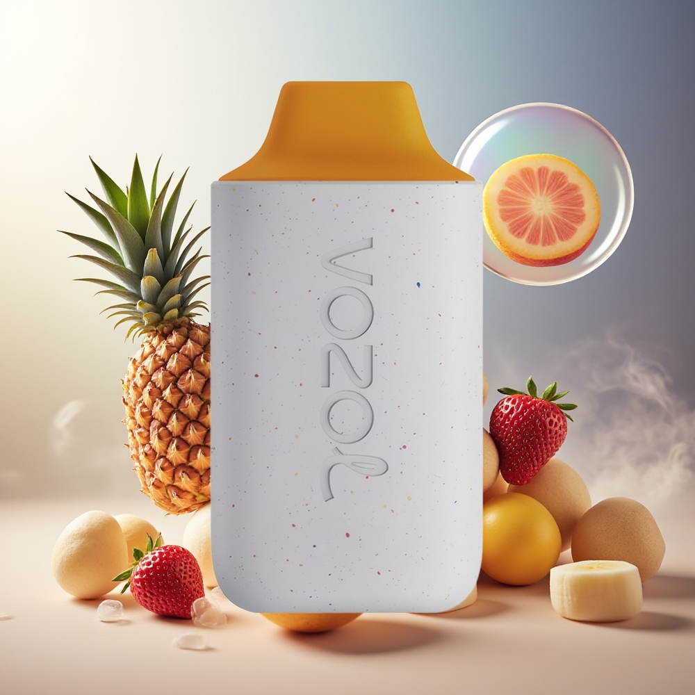 Partihandel Sverige VOZOL STAR 6000 Engångs Vape Ananas Jordgubb Banan 14ML 6000 Puff