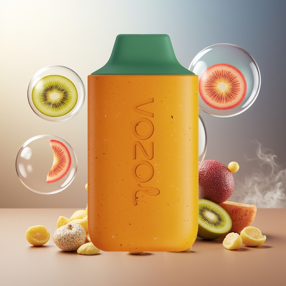Partihandel Sverige VOZOL STAR 6000 Engångs Vape Kiwi Guava Passionfrukt 6000 Puffar Typ-C