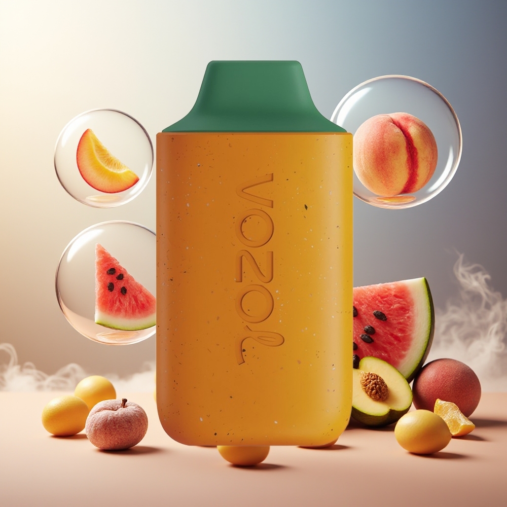 Partihandel Sverige VOZOL STAR 6000 Engångs Vape Mango Persika Vattenmelon 14ML 6000 Puffar