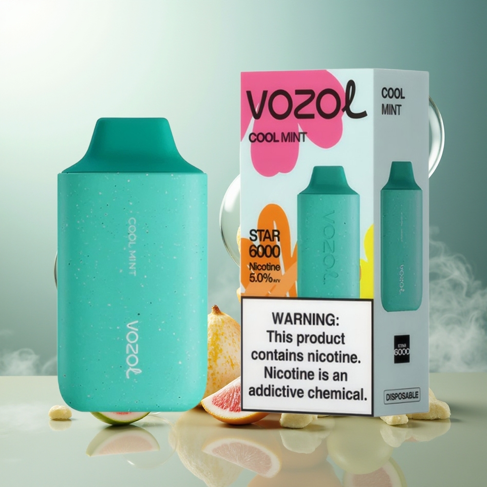 Partihandel Sverige VOZOL STAR 6000 Kylmynta 14ML 6000 Puffs