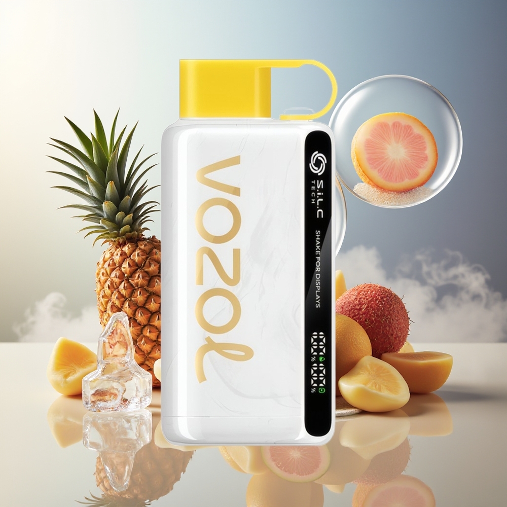 Partihandel Sverige VOZOL STAR 9000/12000 Ananas Kokos Is S.i.L.C TECH 650mAh