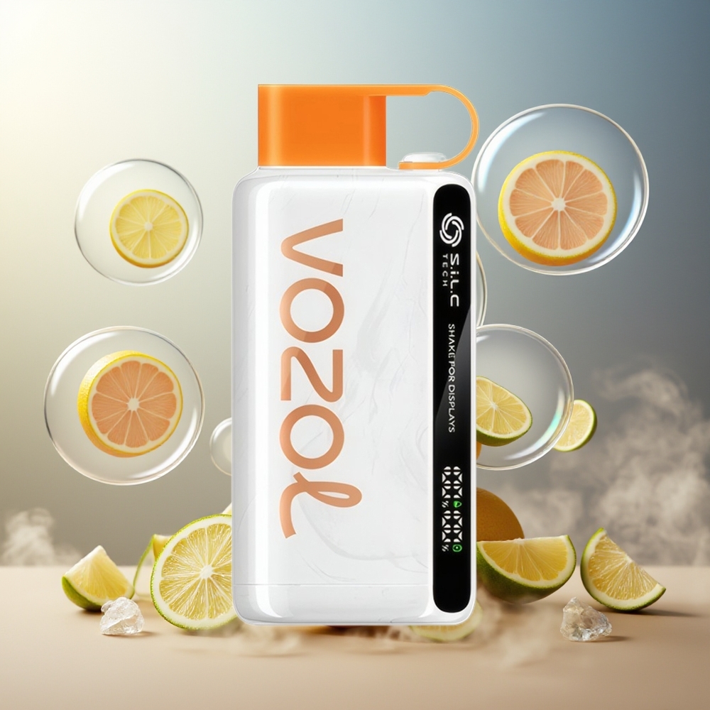 Partihandel Sverige VOZOL STAR 9000/12000 Engångs Vape Citron Lime S.i.L.C TECH 650mAh