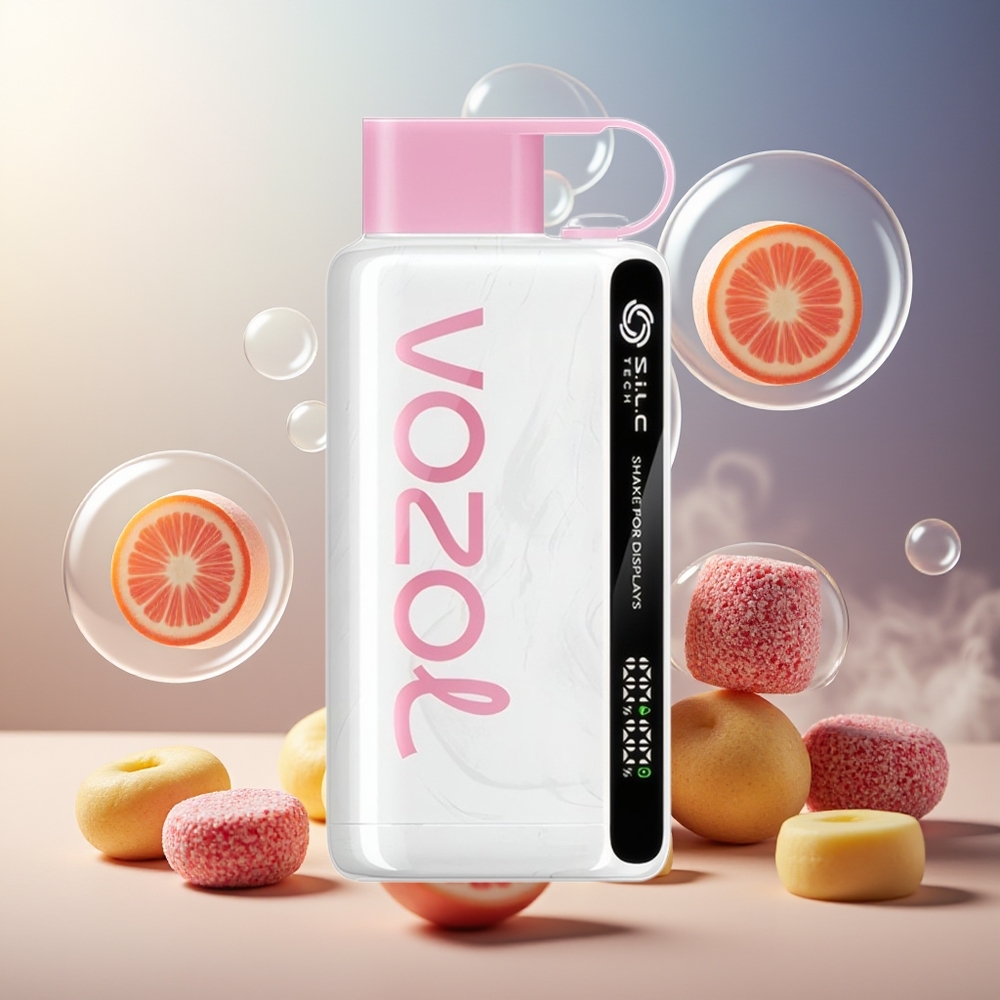 Partihandel Sverige VOZOL STAR 9000/12000 Engångs Vape Creme Savers Godis S.i.L.C TECH 650mAh