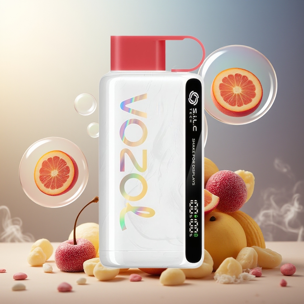 Partihandel Sverige VOZOL STAR 9000/12000 Engångs Vape Drakenfrukt Banan Körsbär S.i.L.C TECH 650mAh