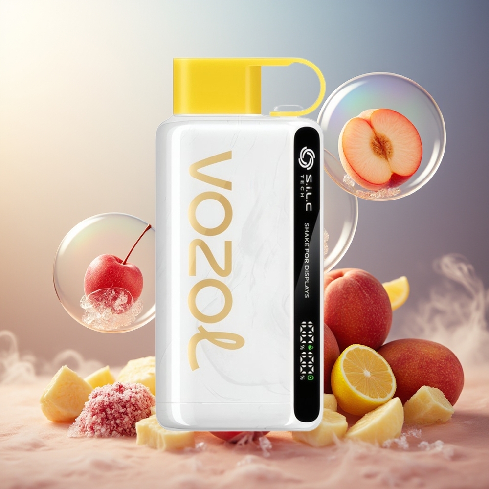 Partihandel Sverige VOZOL STAR 9000/12000 Engångs Vape Körsbär Persika Lemonad