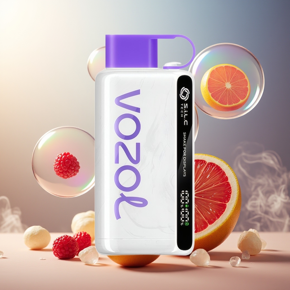 Partihandel Sverige VOZOL STAR 9000/12000 Engångsvape Tranbär Mango Grapefrukt S.i.L.C TECH 650mAh