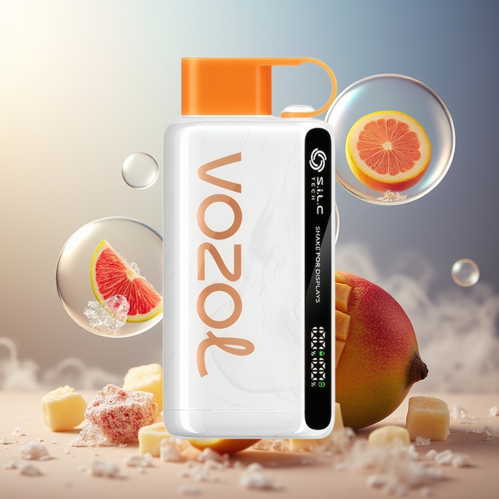 Partihandel Sverige VOZOL STAR 9000/12000 Mexikansk Mango Is S.i.L.C TECH 650mAh