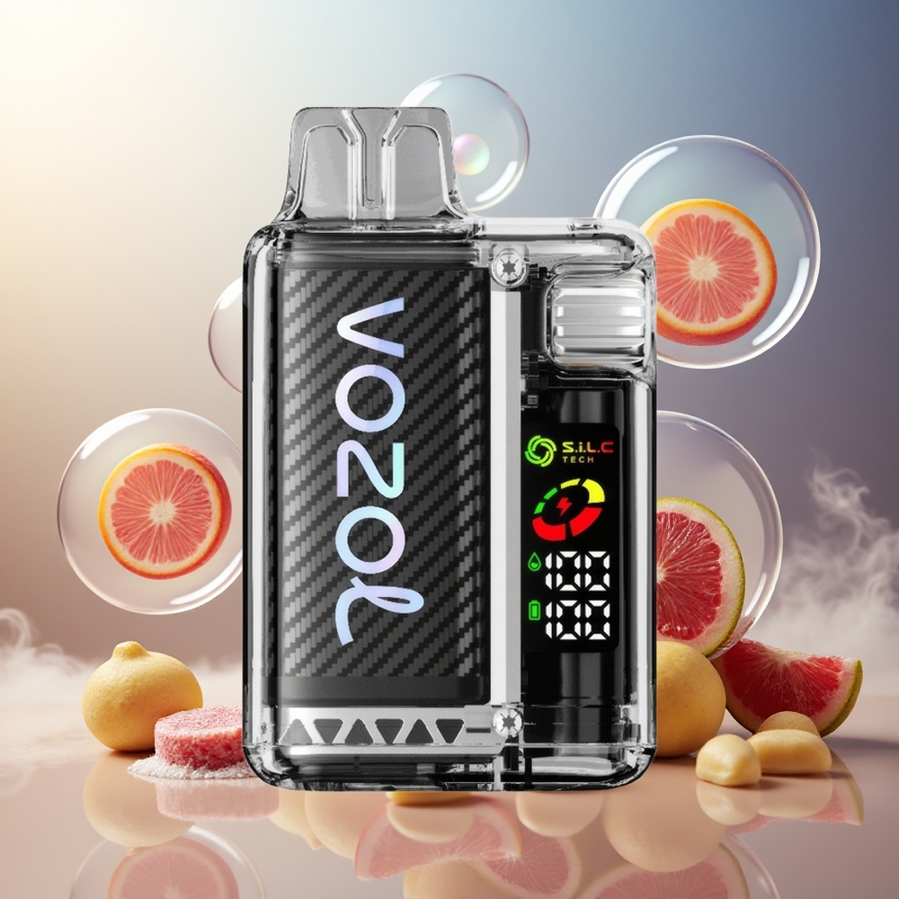 Partihandel Sverige VOZOL Vista 20000 Puffs Engångs E-Cigg Lavafire 650mAh MTL 2% OLED S.i.L.C Dual Mesh MCU PCR