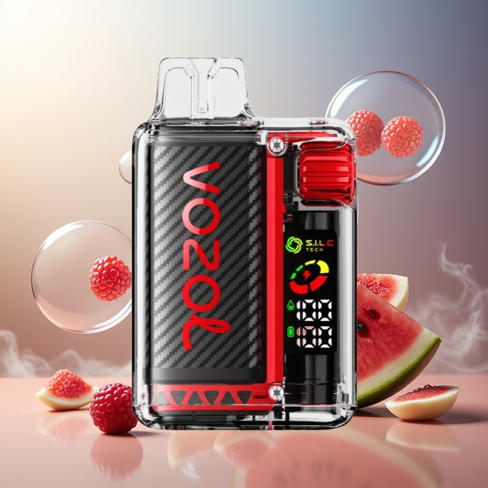 Partihandel Sverige VOZOL Vista 20000 Puffs Laddningsbar 650mAh Hallon Vattenmelon