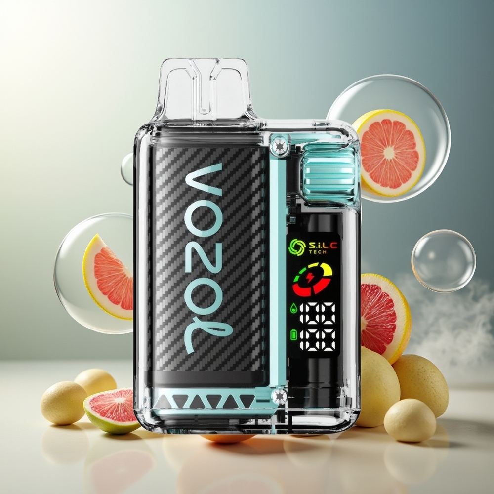 Partihandel Sverige VOZOL Vista 20000 Puffs Återanvändbar E-Kit Miami Mynta S.i.L.C Dual Mesh Coil 650mAh